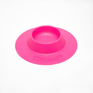 Small (1/4-cup) Fuchsia Pink STAYbowlⓇ Tip-Proof Bowl for Guinea Pigs and Small Pets - Wheeky Pets, LLC