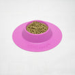 Small (1/4-cup) Lilac Purple STAYbowlⓇ Tip-Proof Bowl for Guinea Pigs and Small Pets Filled with Kibble - Wheeky Pets, LLC