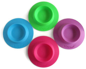 STAYbowlⓇ Tip-Proof Bowl for Guinea Pigs and Small Pets (3-6 guinea pigs) - SIZE LARGE (¾-cup) - Wheeky Pets, LLC (Green Oak Technology Group)